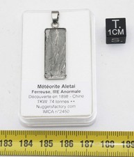 1 Aletai Meteorite Pendant Necklace with Leather Cord (China - 046**)
