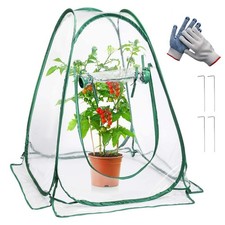 Serre popup en film plastique