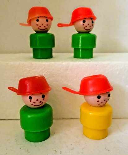 Vtg fisher price - price, people