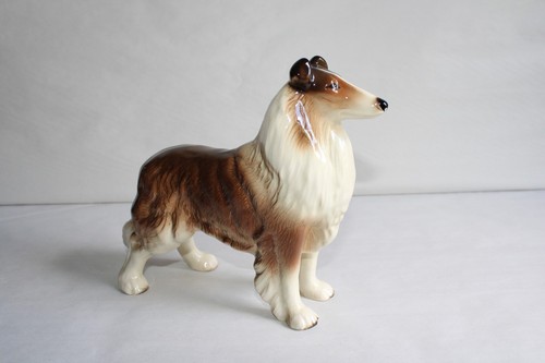 Grande figurine chien - , colley