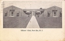 Fort Dix, NEW JERSEY - Officers' Club - 1941 - umbrellas