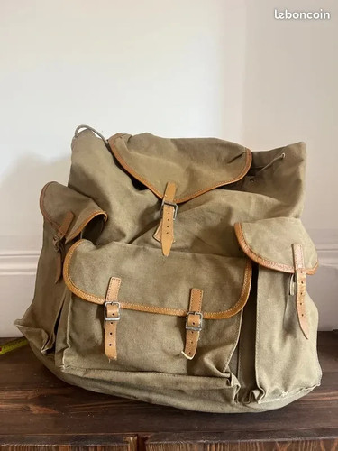 Ancien sac dos militaire - ancien,