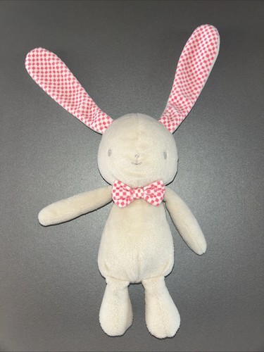 Doudou peluche lapin ecru - peluche,