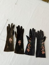 2 Paires De Gants Cuir