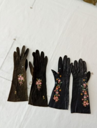 Paires gants cuir - paires,