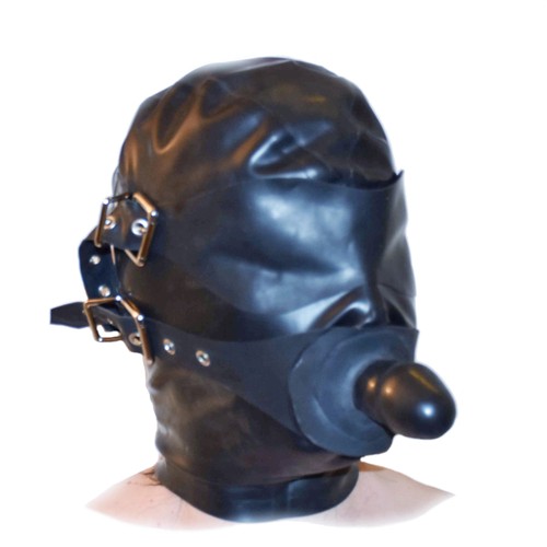 Masque latex avec - latex, bâillons