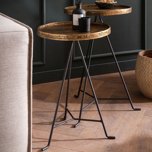 Finebuy table appoint lot - table, d'appoint