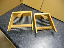 lot of 2 blueberry combs folk art
