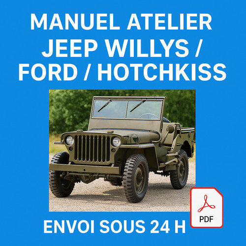 Manuel atelier jeep willy - atelier,