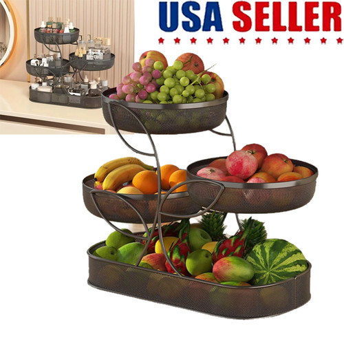 4tier metal fruit basket - 4tier,