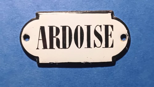 Ancienne plaque émaillée - ,
