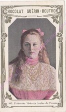 Chromo CHOCOLAT GUéRIN BOUTRON 2eme LIVRE D OR Victoria Louise de Prusse n 507