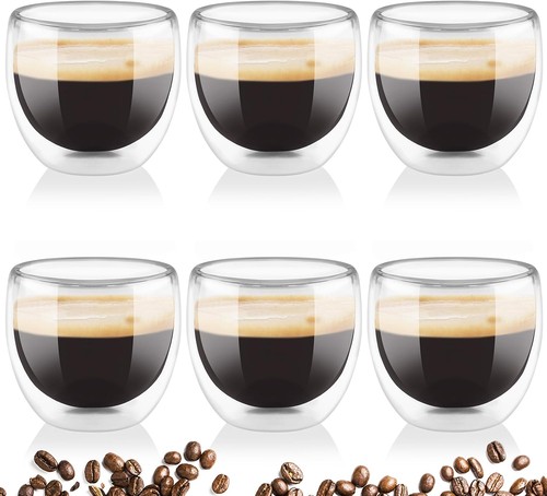 Set tasses espresso double - 6,