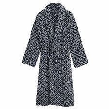Gant Unisexe Peignoir - G-Pattern Robe, Col Châle, Velours Éponge, Bio-Bau...