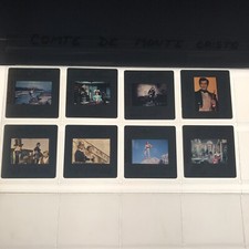 LE COMTE DE MONTE CRISTO - JEAN MARAIS - LOT OF 8 PRESS SLIDES