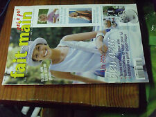 Revue Fait Main pas à pas n° 219 avec patron / Peinture sur soie Tricot ajourés