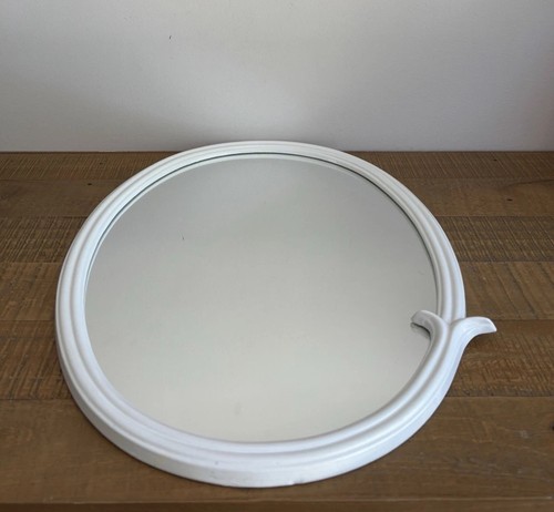 Ancien miroir ovale fonte - miroir,
