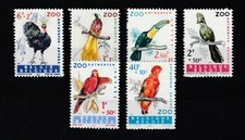 BELGIQUE - N° Yvert 1216/1221 Neufs XX MNH - Oiseaux du Zoo d' Anvers