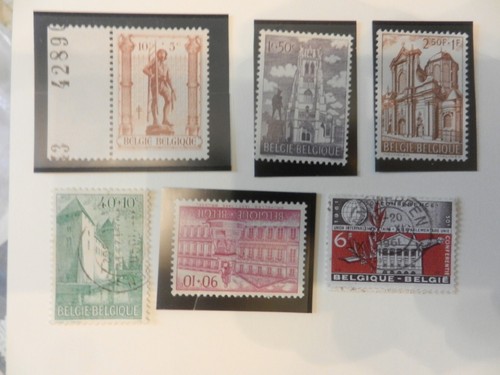 Lot timbres belges - timbres,