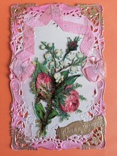 CP Gaufrée DENTELLE CHROMO