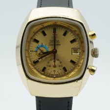 OMEGA Seamaster Chrono Automatique Montre Hommes 35MM Beau Acier Vintage 176.005