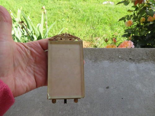 Ancien cadre photo verre - photo,