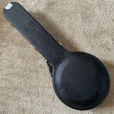 Black Banjo Leather Hard Case