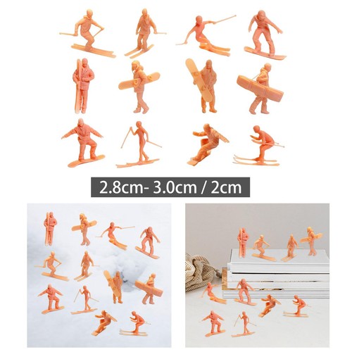 Mini figurines ski petites - mini,