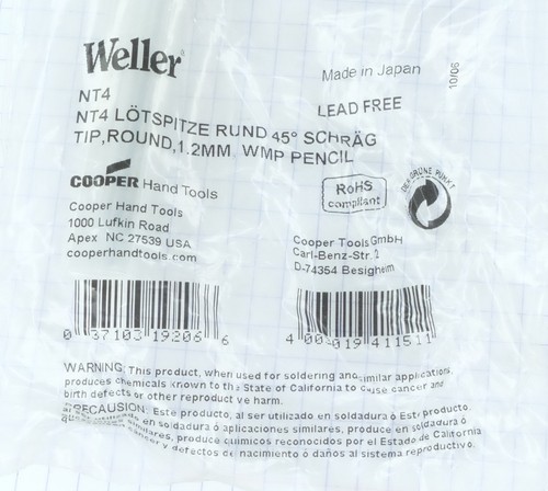 Weller panne fer souder - à,