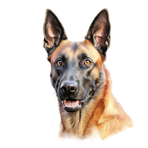 Autocollants belgian malinois - autocollants,