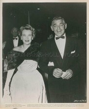 CLARK GABLE KAY WILLIAMS AT THE SPIRIT OF ST LOUIS PREMIERE 1957 PHOTO ORIGINAL