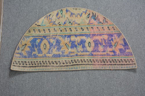 Tapis rond vintage - ,, turc