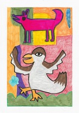 Aigle & Coyote - Angelo Pioppo - Rare, Gallery, Expos - 2024