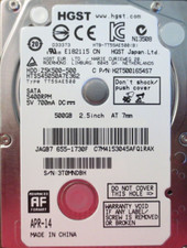 Hitachi 500gb 5400rpm 2.5 "