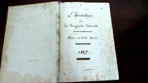 Manuscrit ancien une - manuscrit, d'une