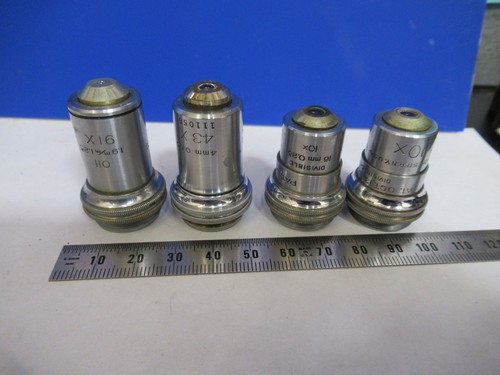 Objectifs microscope lot - de,