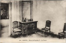 Old postcard Ajaccio Maison de Napoleon 1er, Le Fumoir CORSICA (1078003)