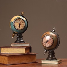 Globe Figurine Table horloge