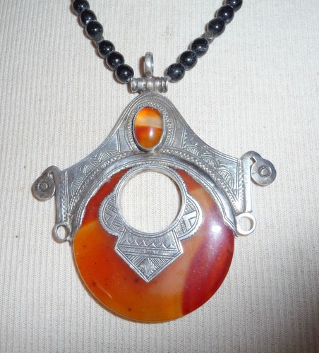 Collier sautoir ethnique - sautoir,