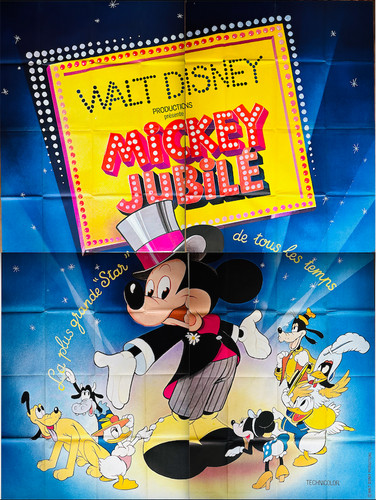 Affiche cinéma mickey jubilé - affiche,