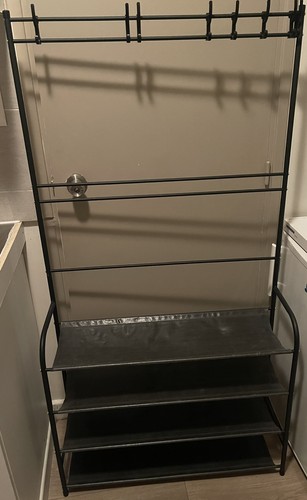 Porte manteau avec étagère - porte-manteau,