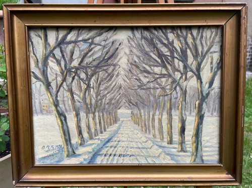 Peinture huile sur - peinture, à