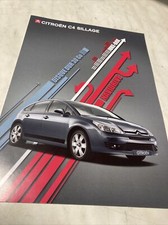 Citroën C4 sillage navidrive catalogue brochure prospectus dépliant automobile