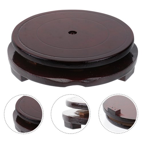 Plateau rond bois avec - ,