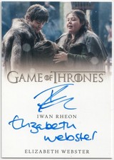 Game of Thrones Complete Series - Iwan Rheon / Elizabeth Webster - Dual Auto