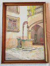 AQUARELLE SIGNEE OCTAVE LAFAY