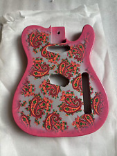 Pink Amoeba Guitar Mahogany Wood Body For Telecaster Tele