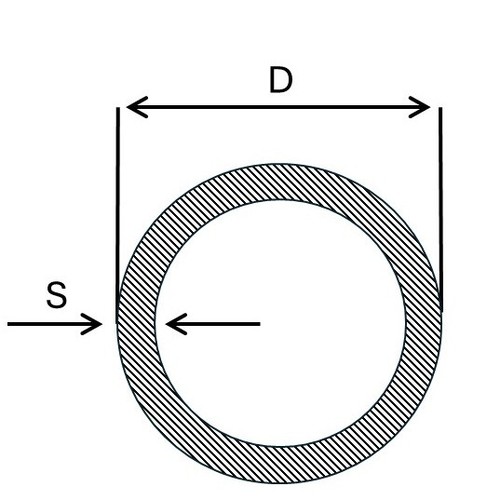 Tube rond acier - Ø, 168,3