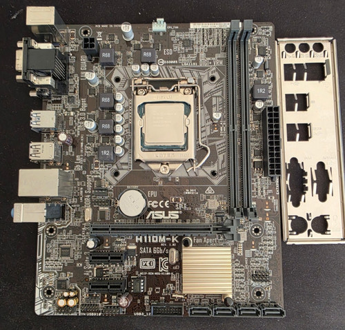 Lot carte mère asus h110m - carte,