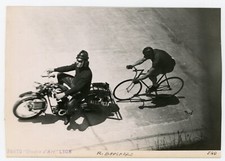 PHOTO Studio d'Art LYON SPORT, R. Bouchard cycling racing bike motorcycle old